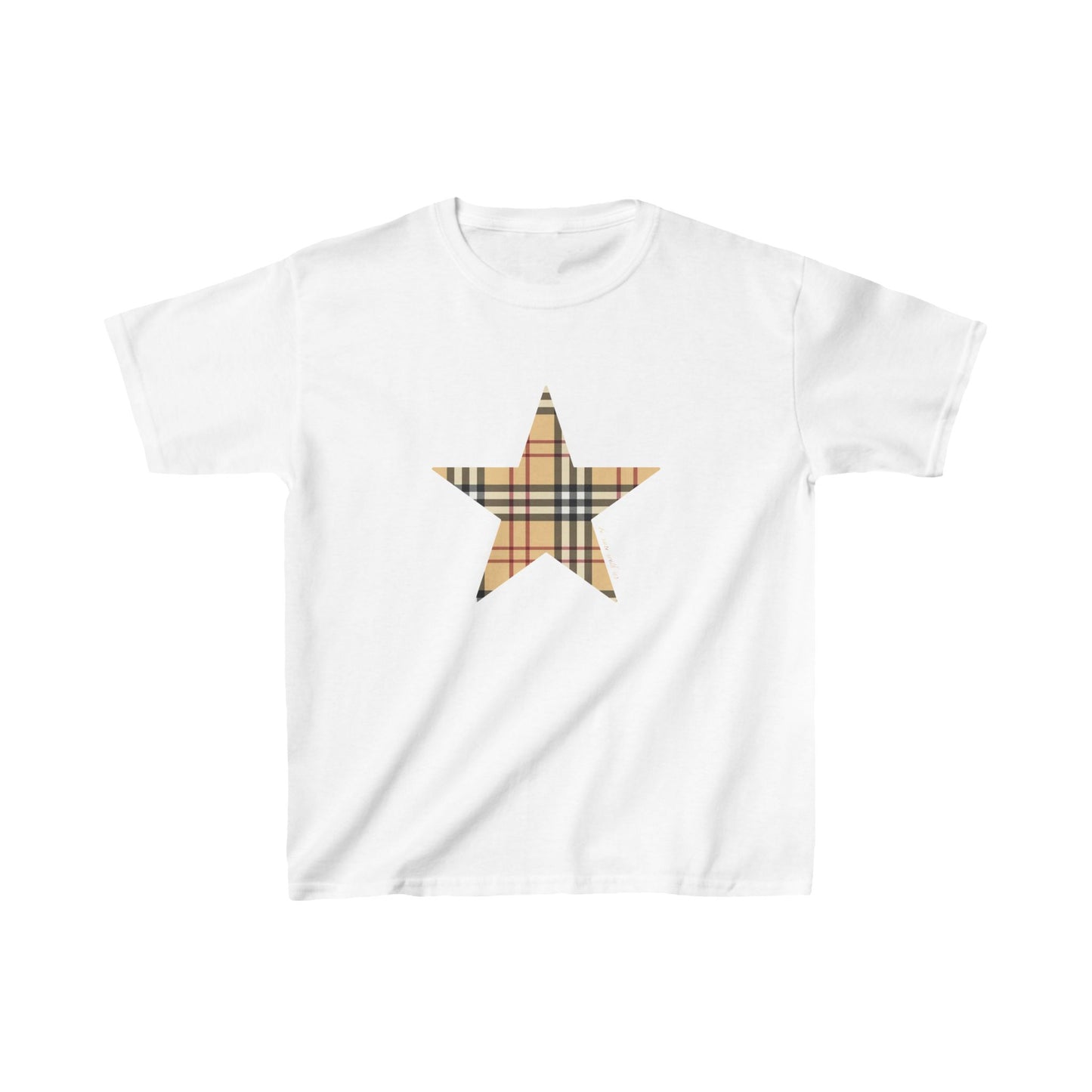 Star baby tee checkered #2