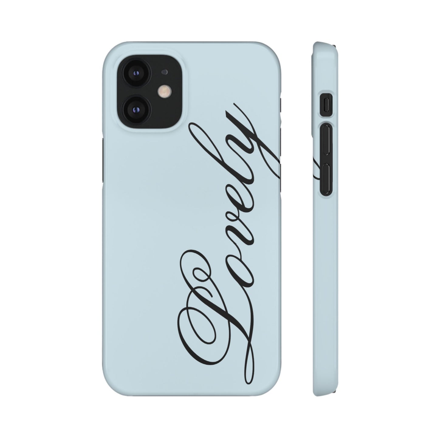 Lovely phone case blue