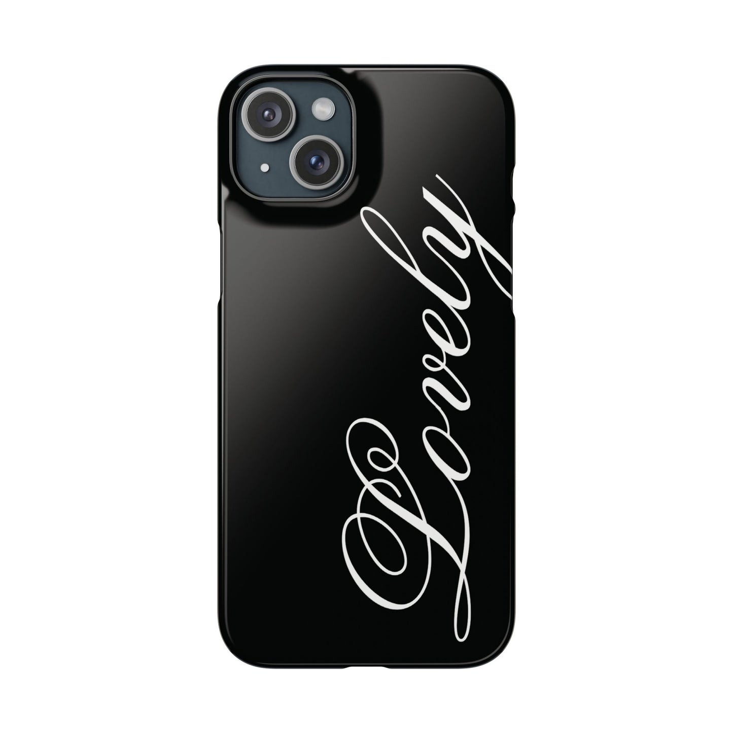 Lovely phone case black