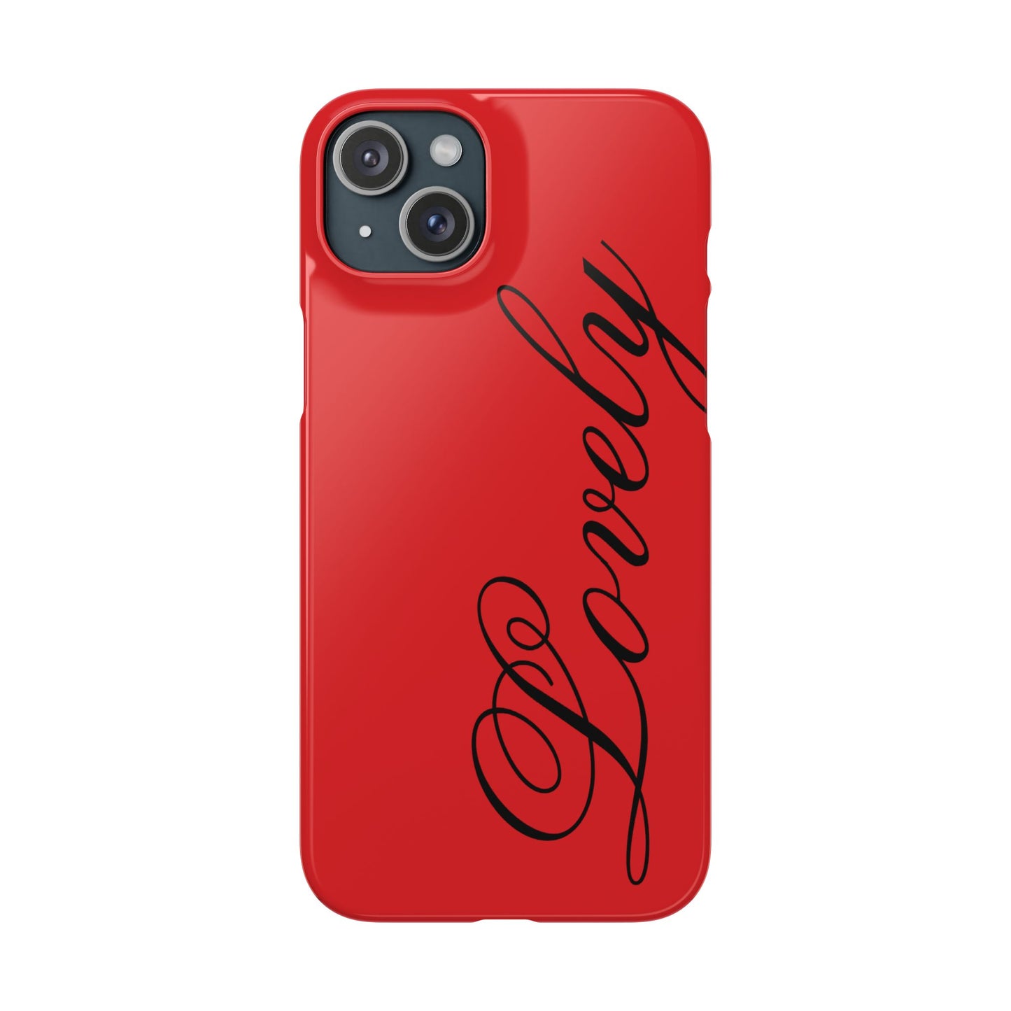 Lovely phone case red