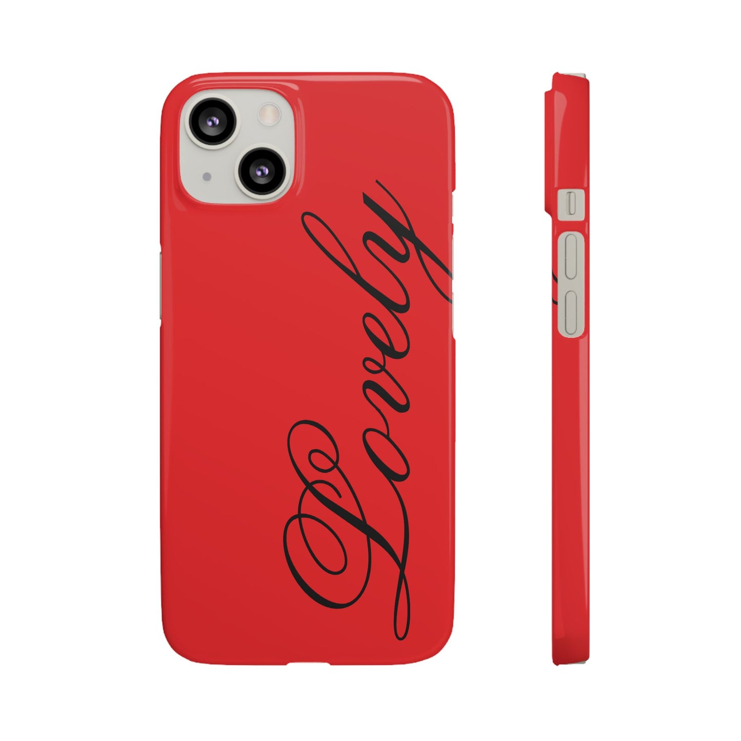 Lovely phone case red