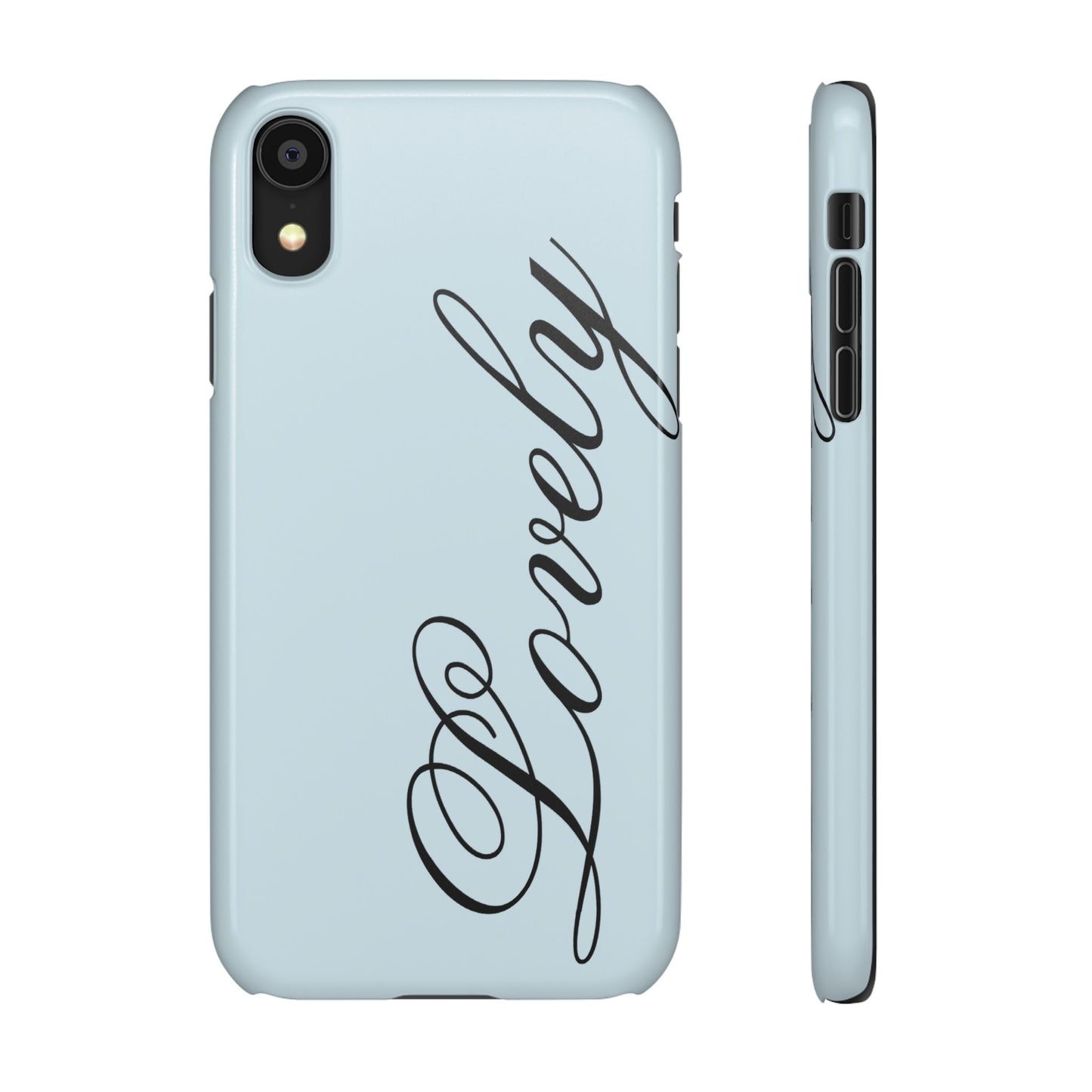 Lovely phone case blue