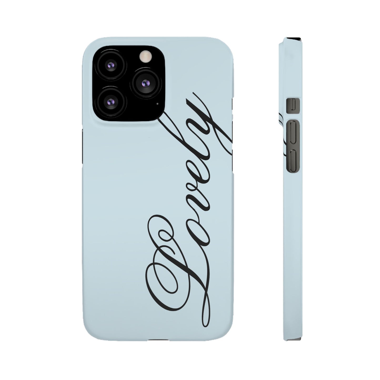 Lovely phone case blue