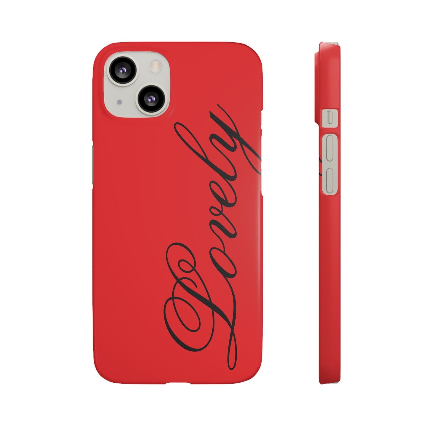 Lovely phone case red
