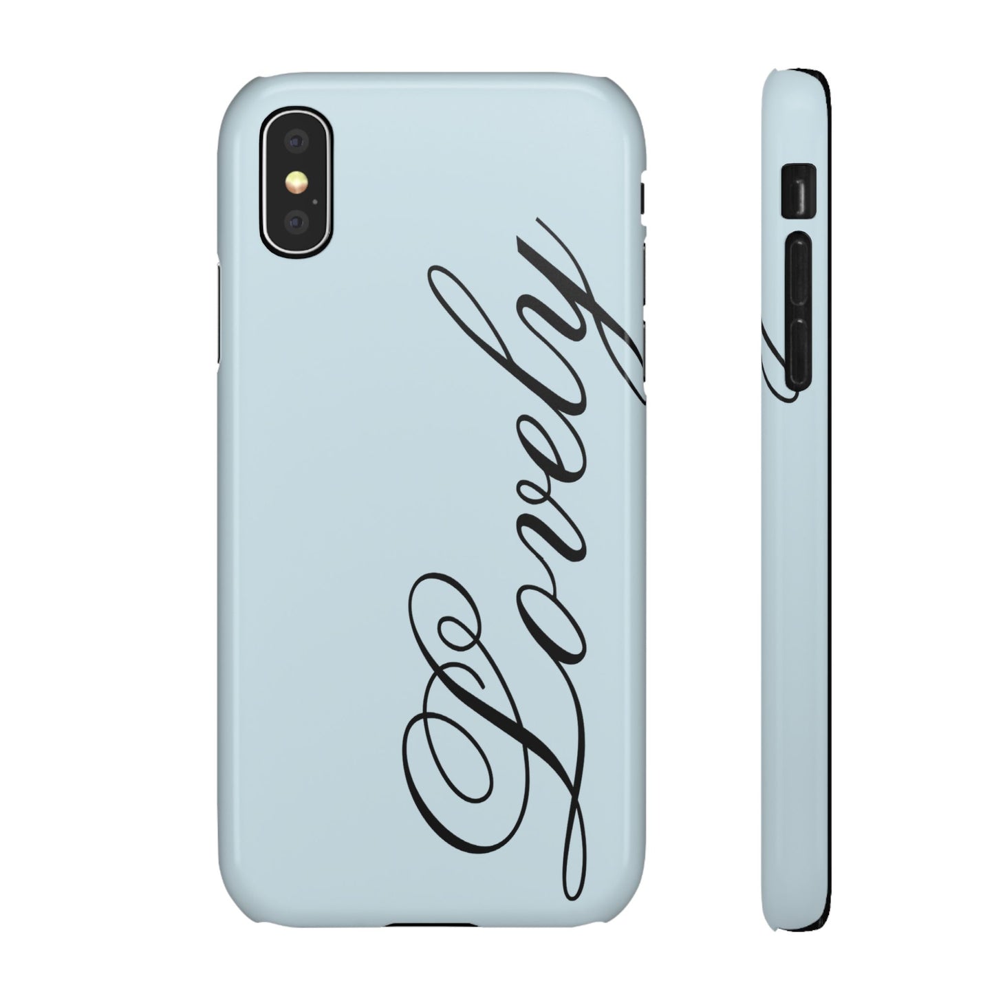 Lovely phone case blue
