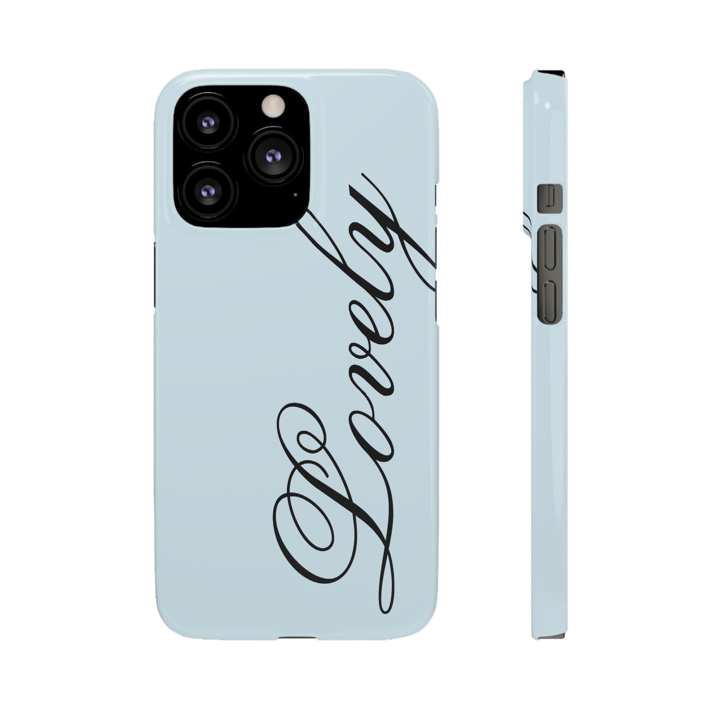 Lovely phone case blue