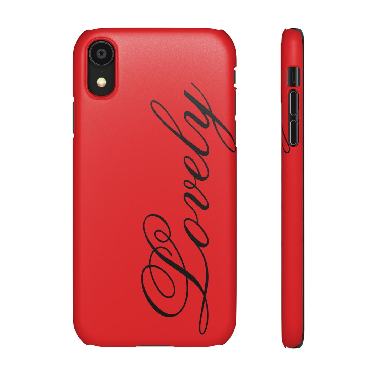 Lovely phone case red
