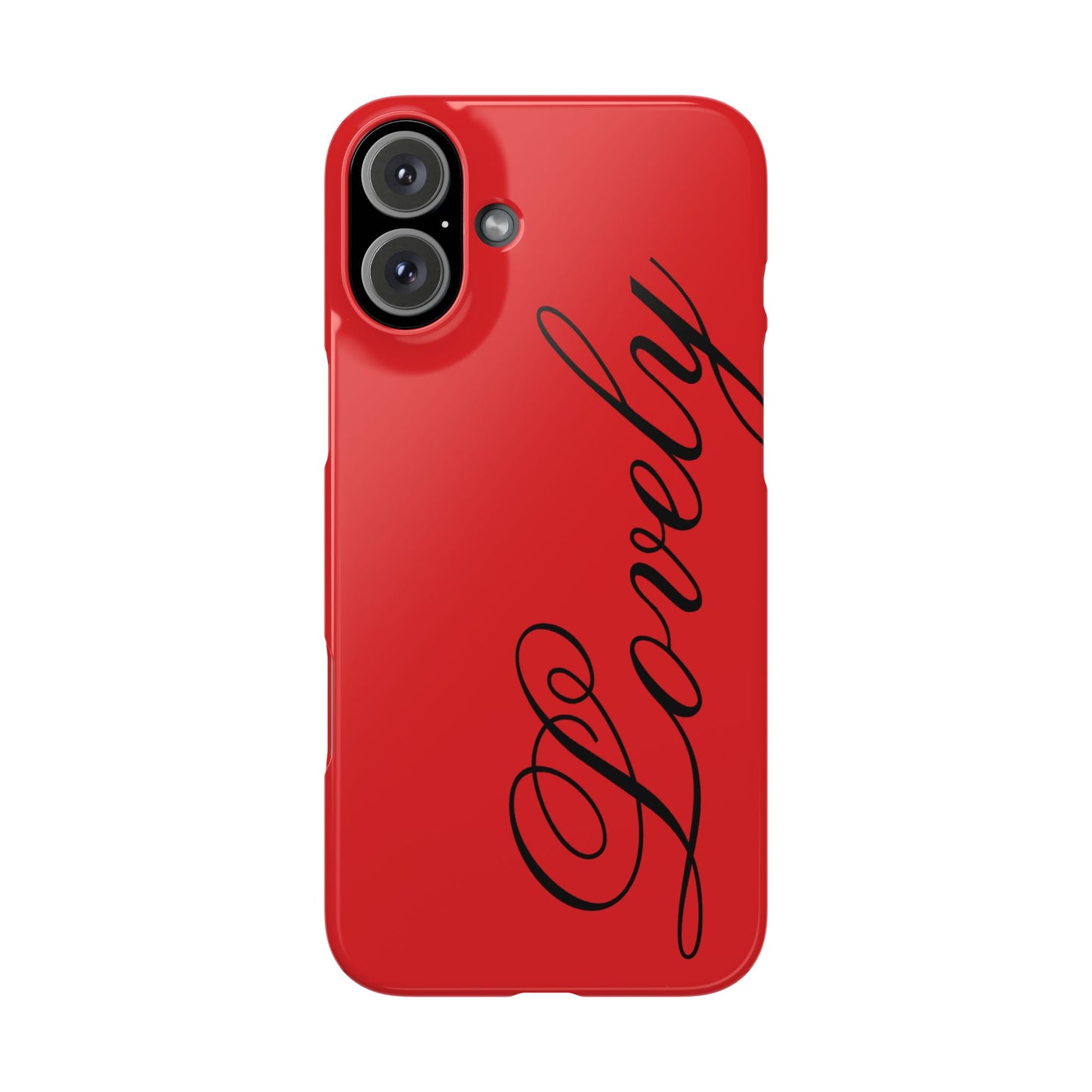 Lovely phone case red
