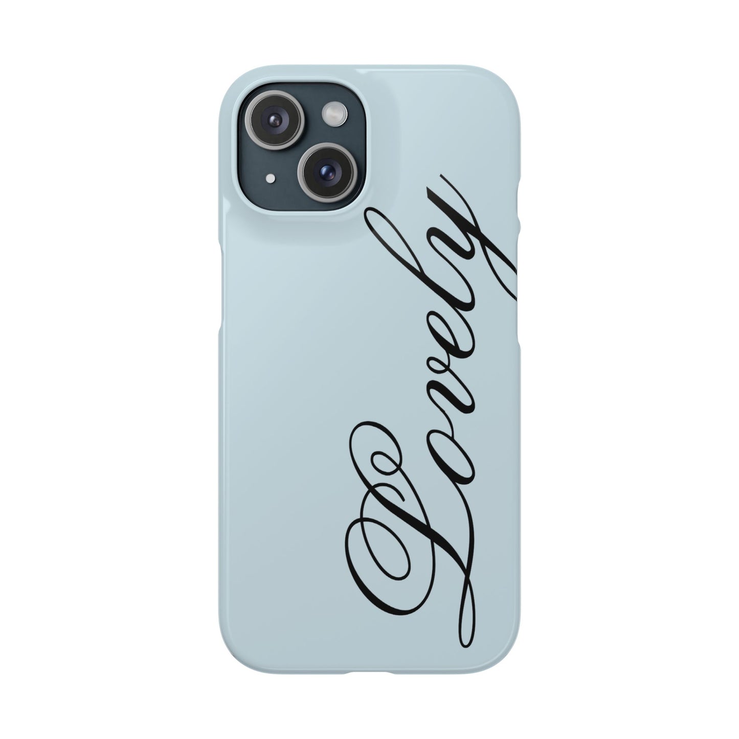 Lovely phone case blue