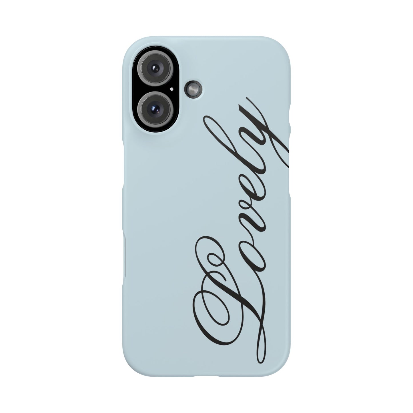Lovely phone case blue