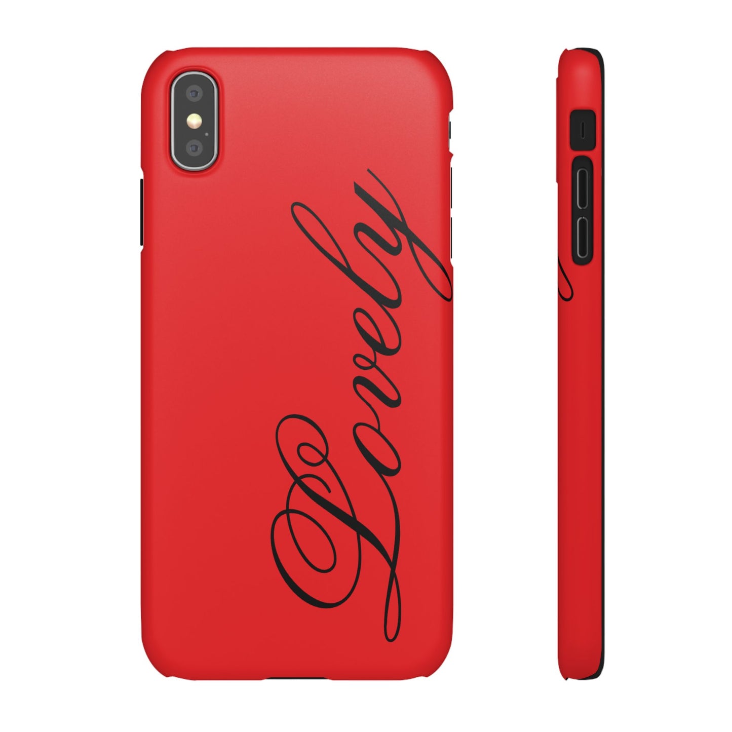 Lovely phone case red