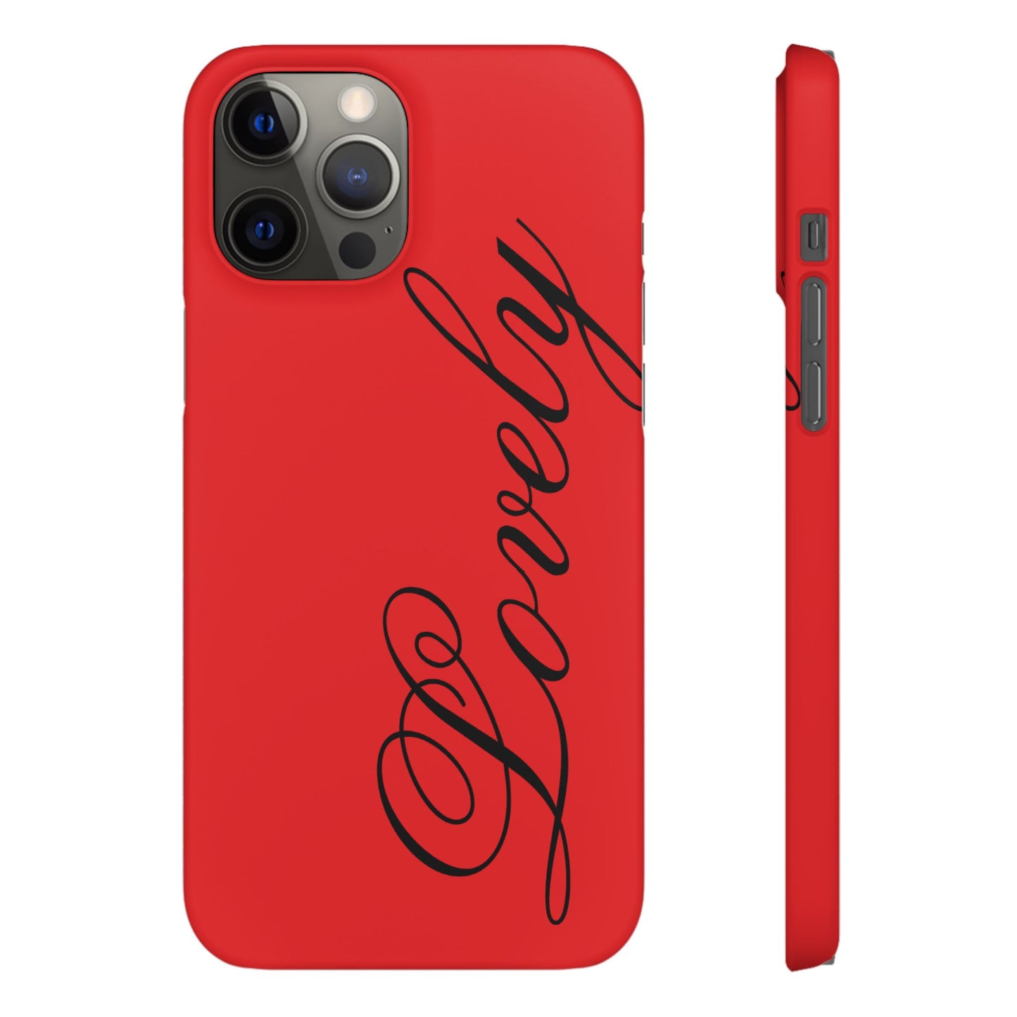Lovely phone case red