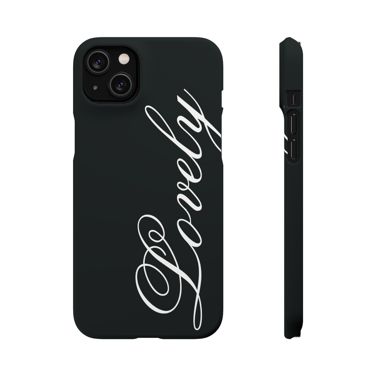 Lovely phone case black