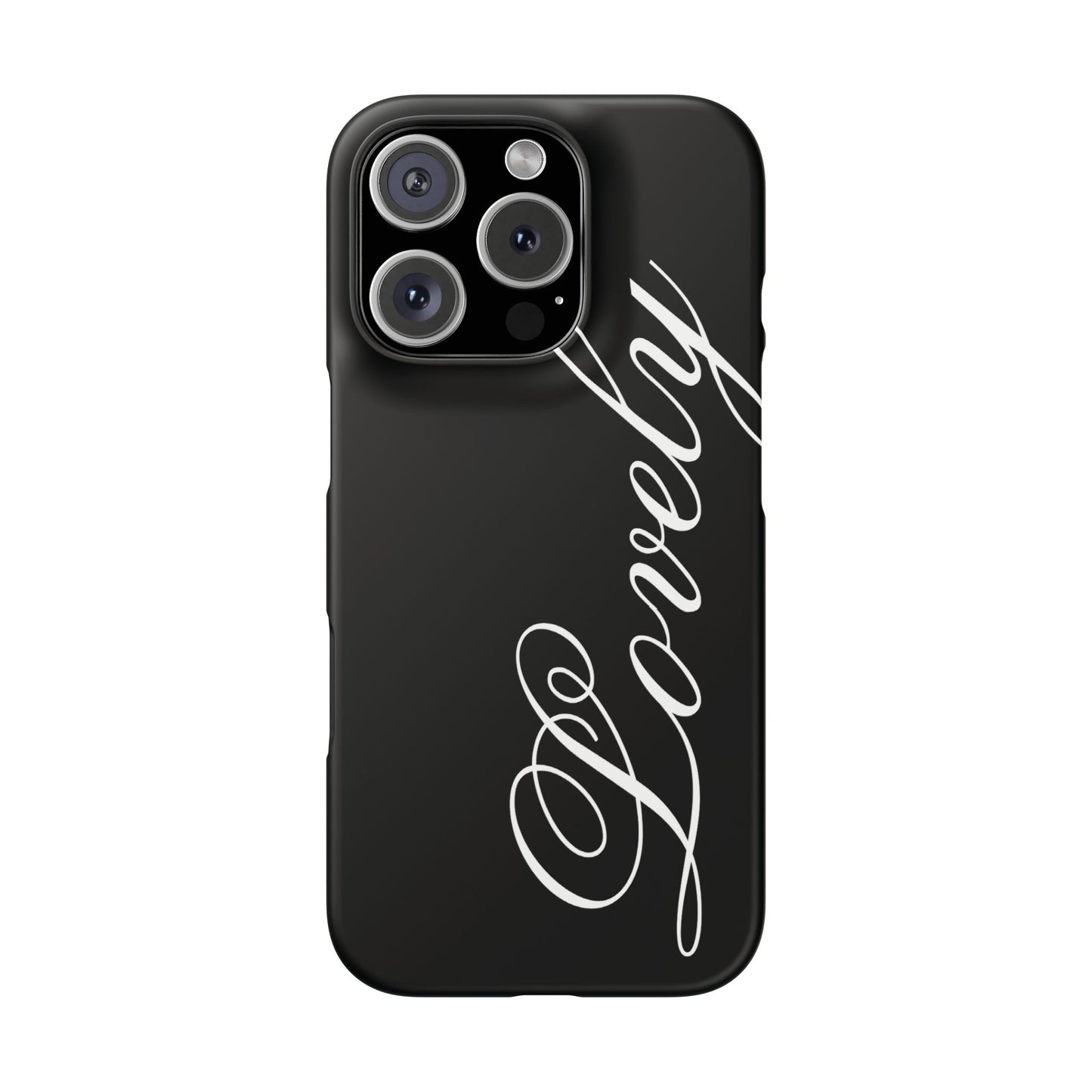 Lovely phone case black