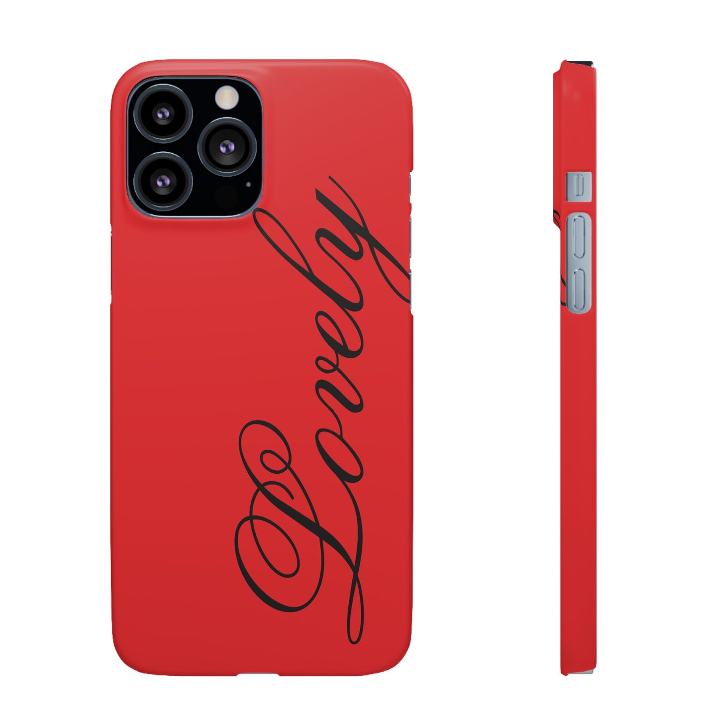 Lovely phone case red