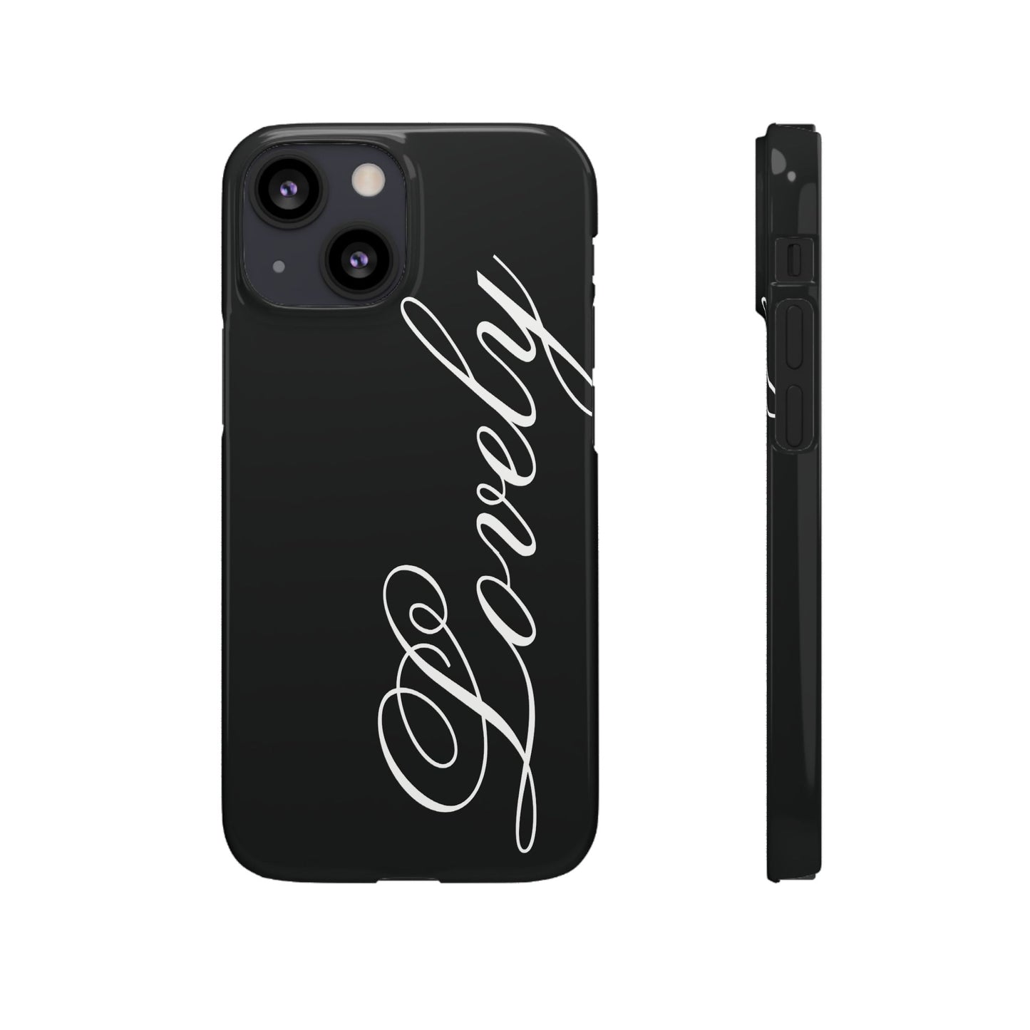 Lovely phone case black