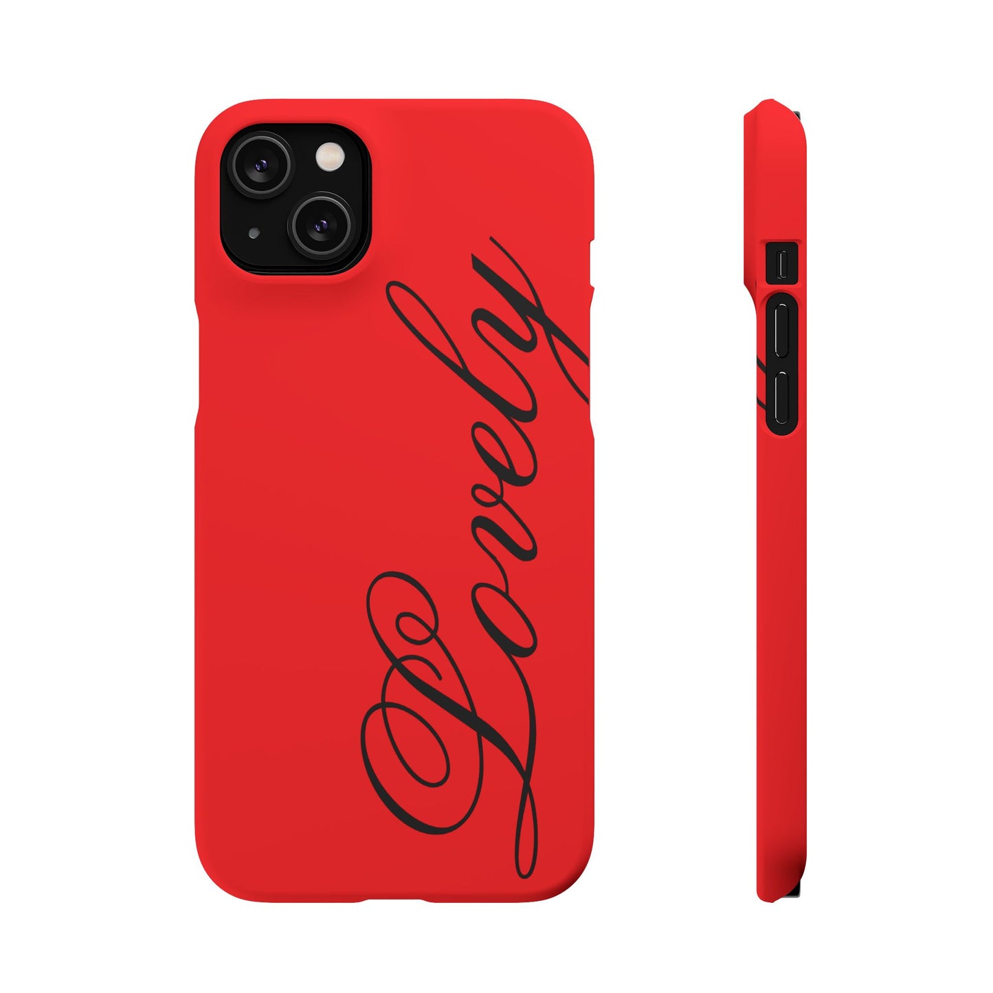 Lovely phone case red