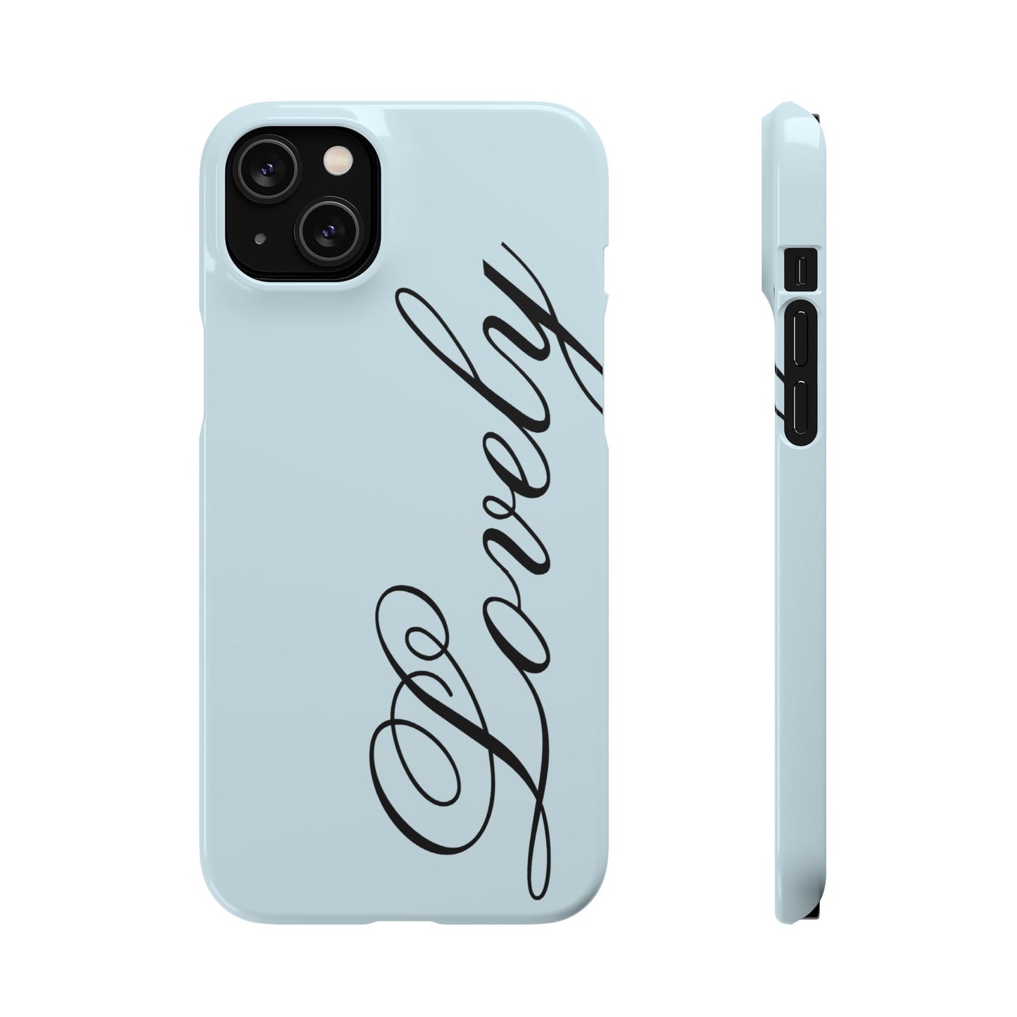 Lovely phone case blue
