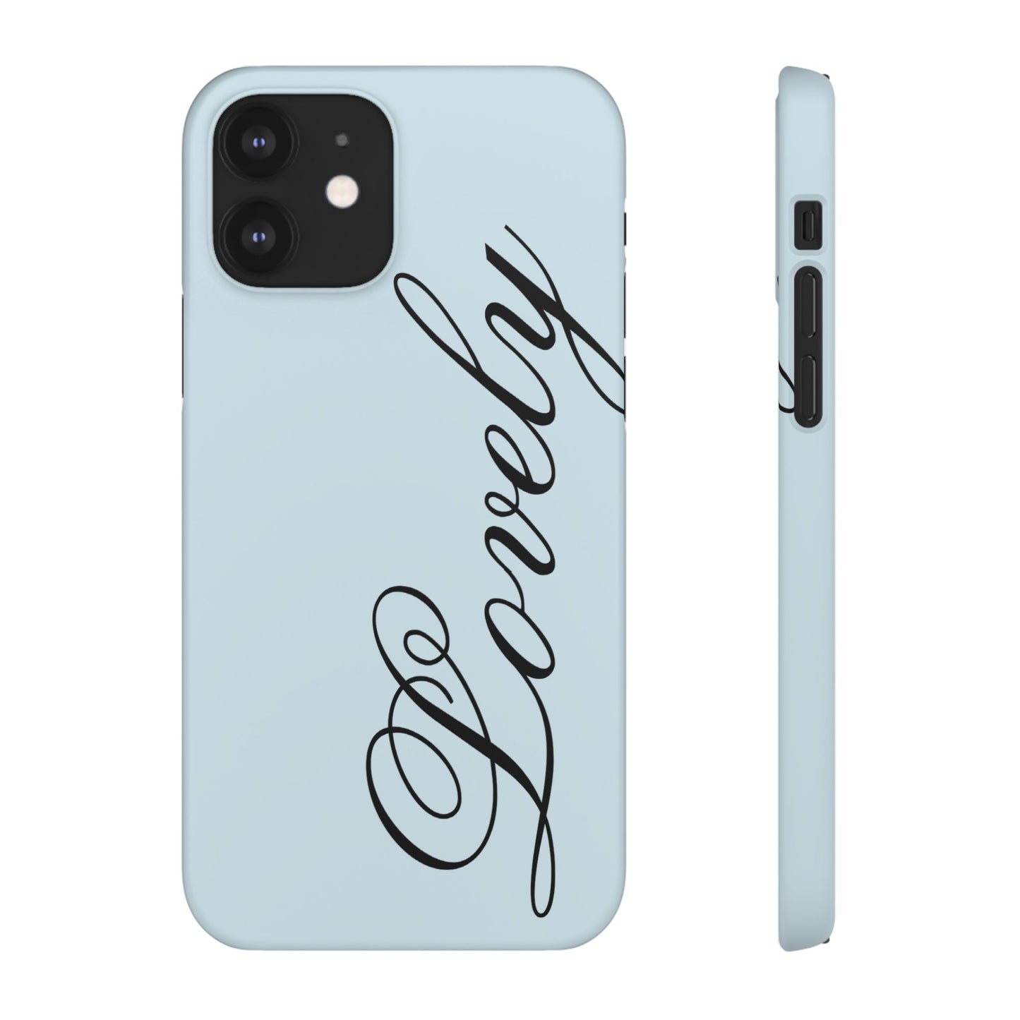 Lovely phone case blue