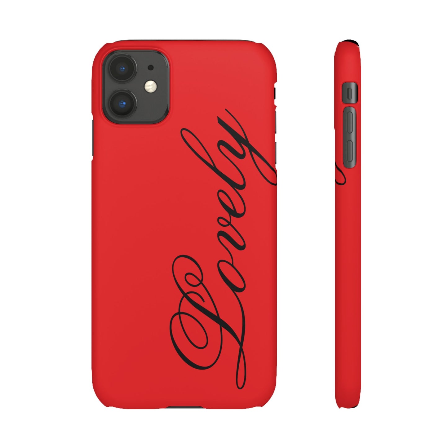 Lovely phone case red