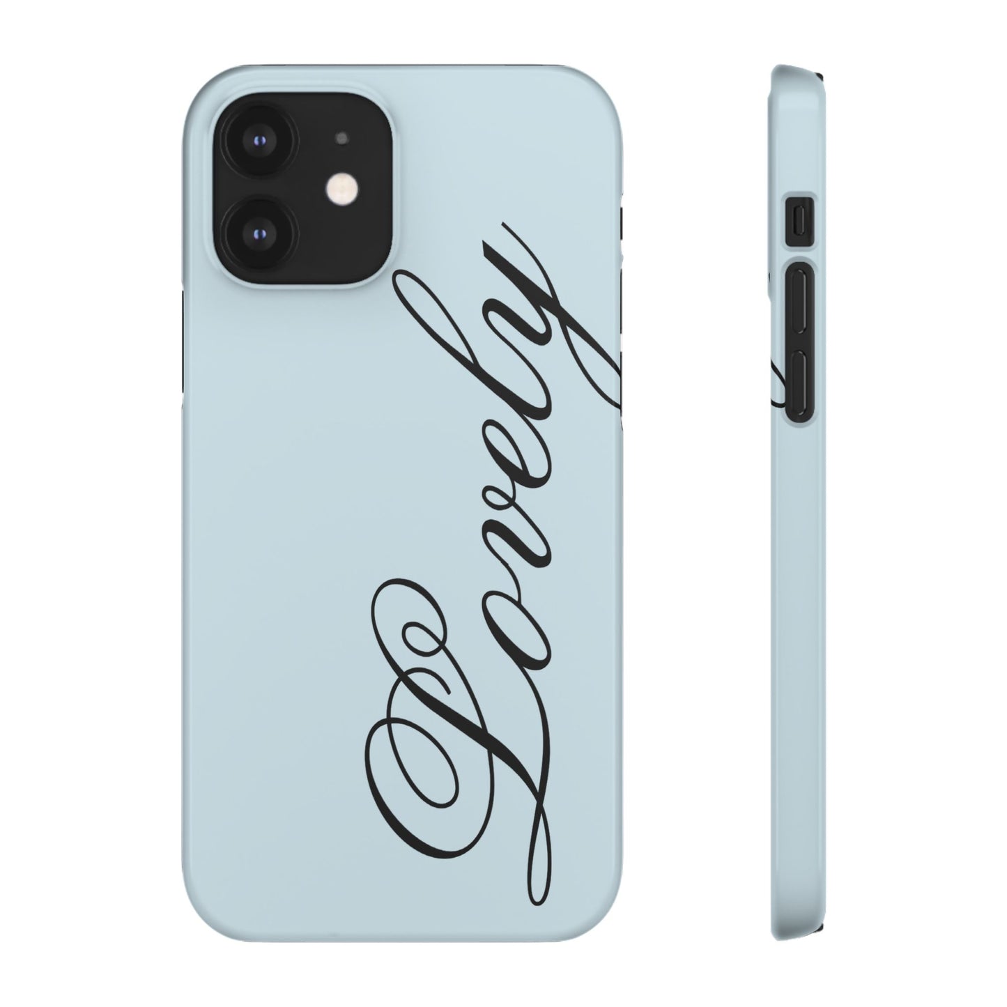 Lovely phone case blue