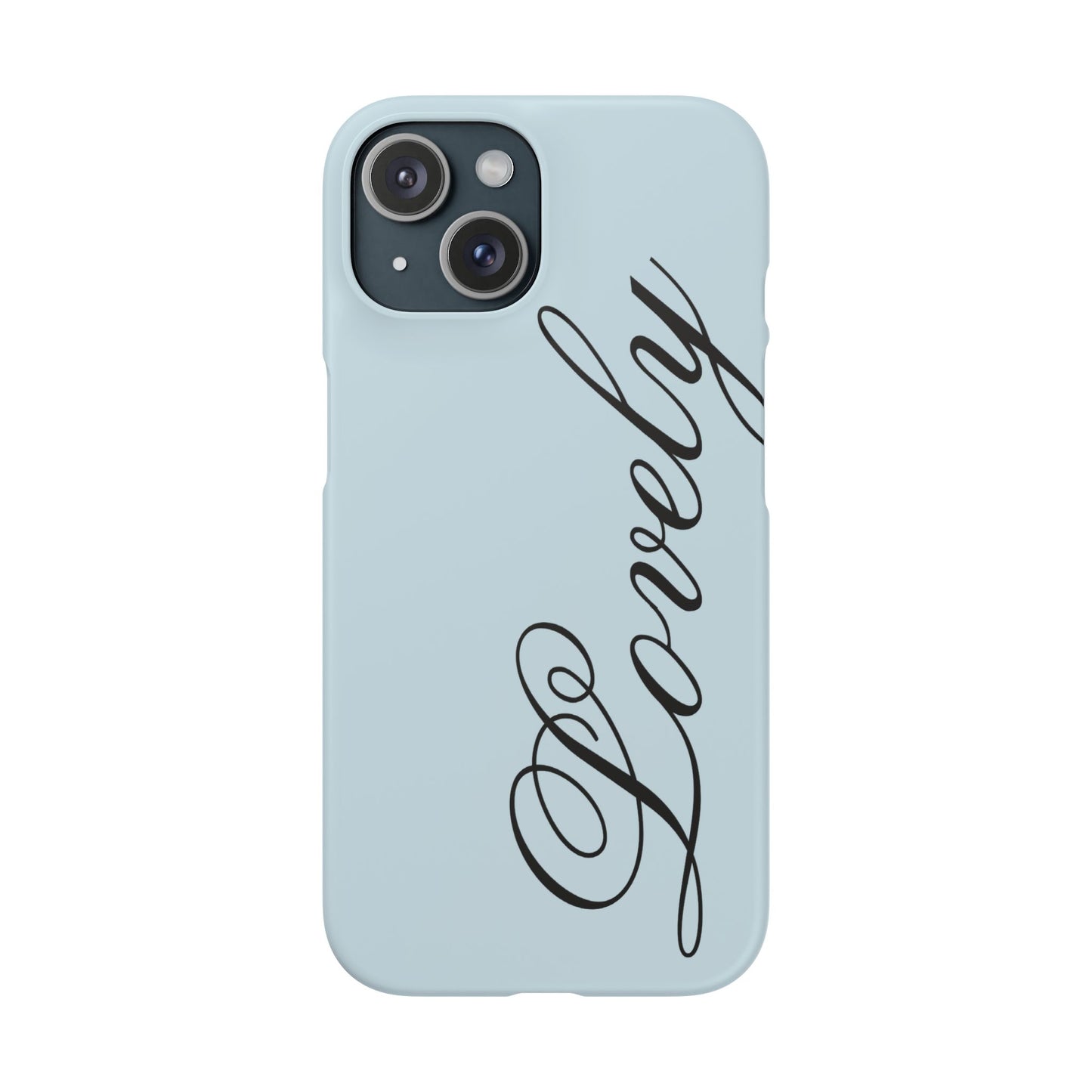 Lovely phone case blue