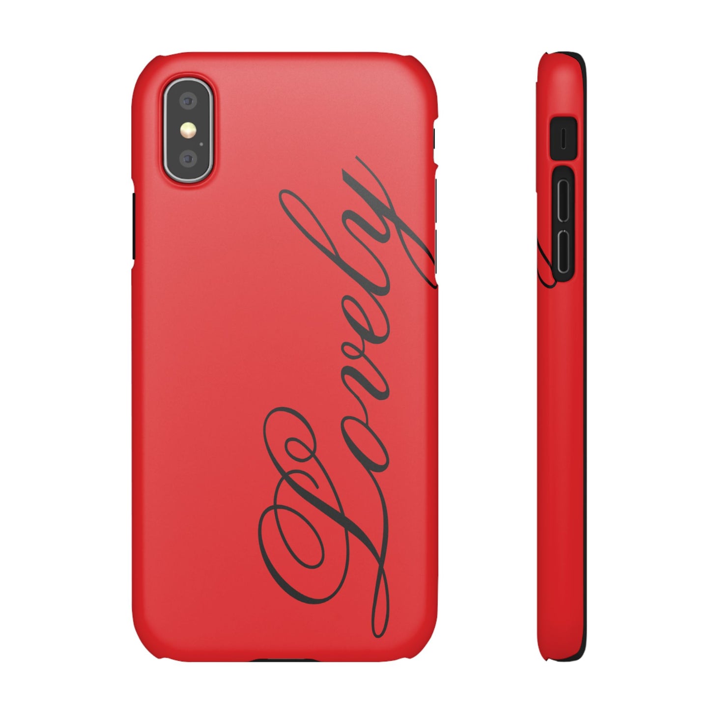 Lovely phone case red