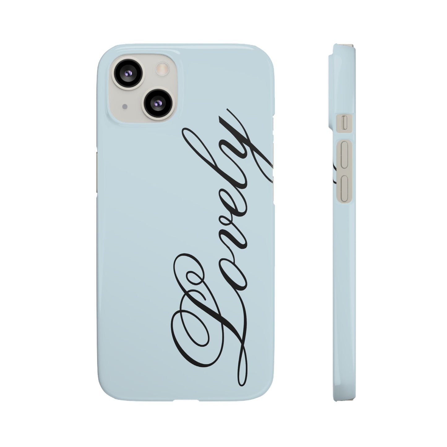 Lovely phone case blue