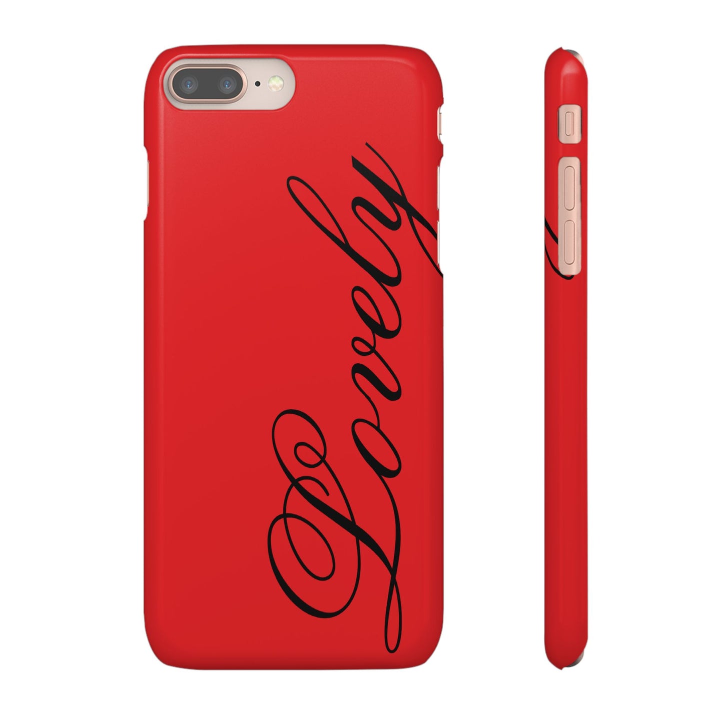Lovely phone case red