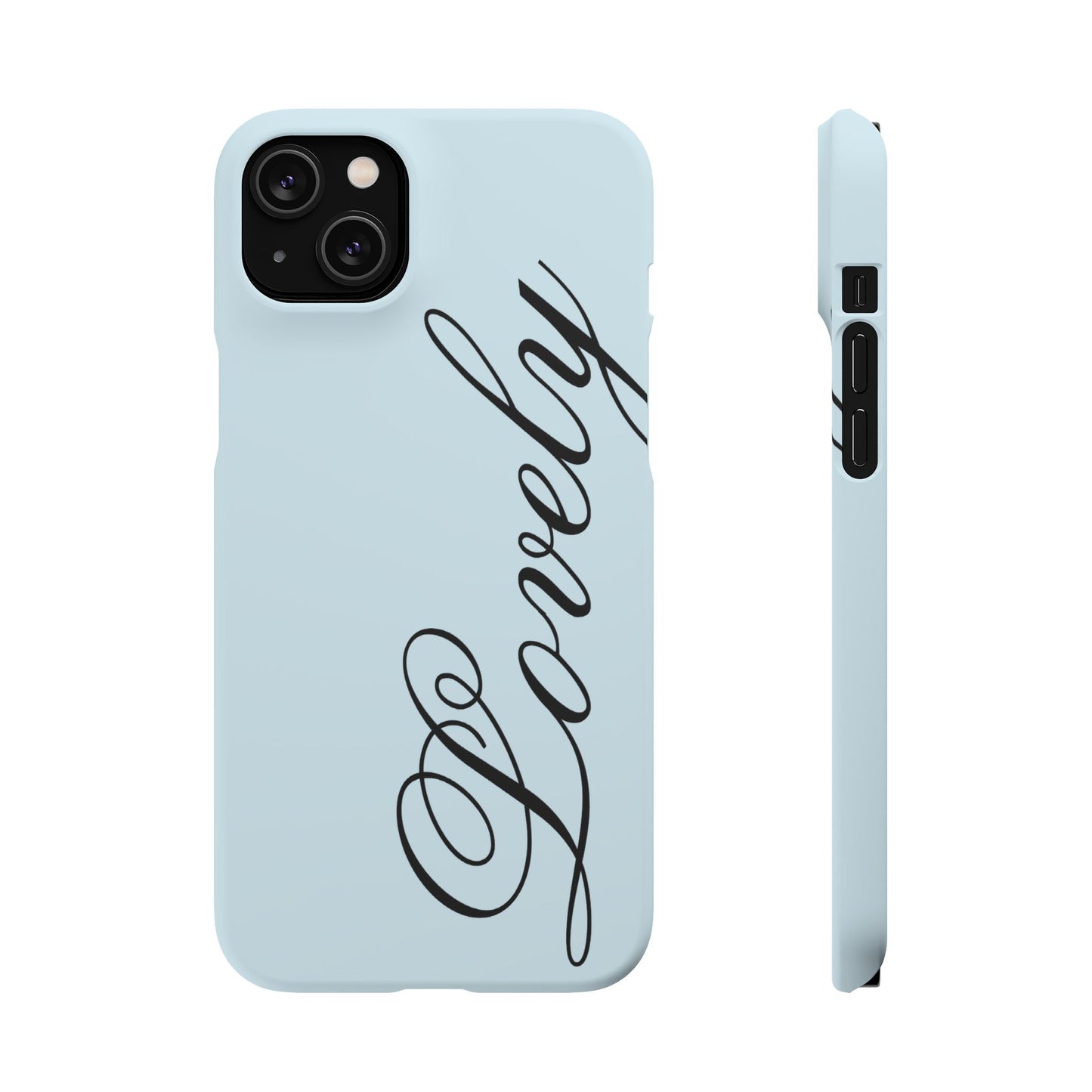 Lovely phone case blue