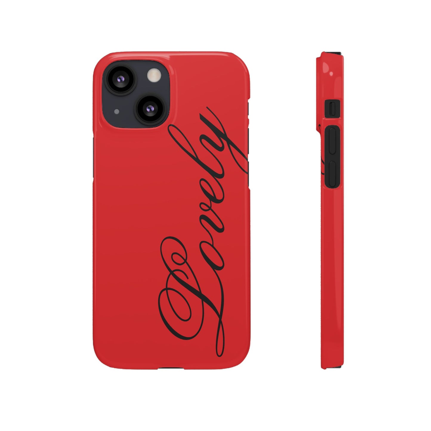 Lovely phone case red