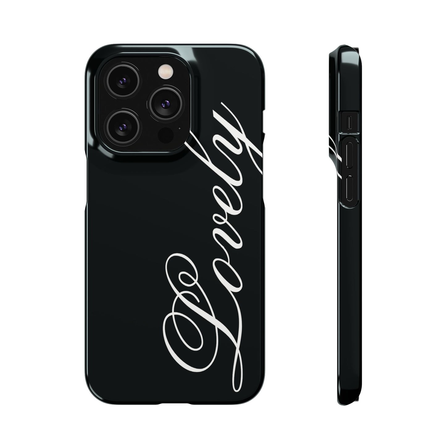 Lovely phone case black