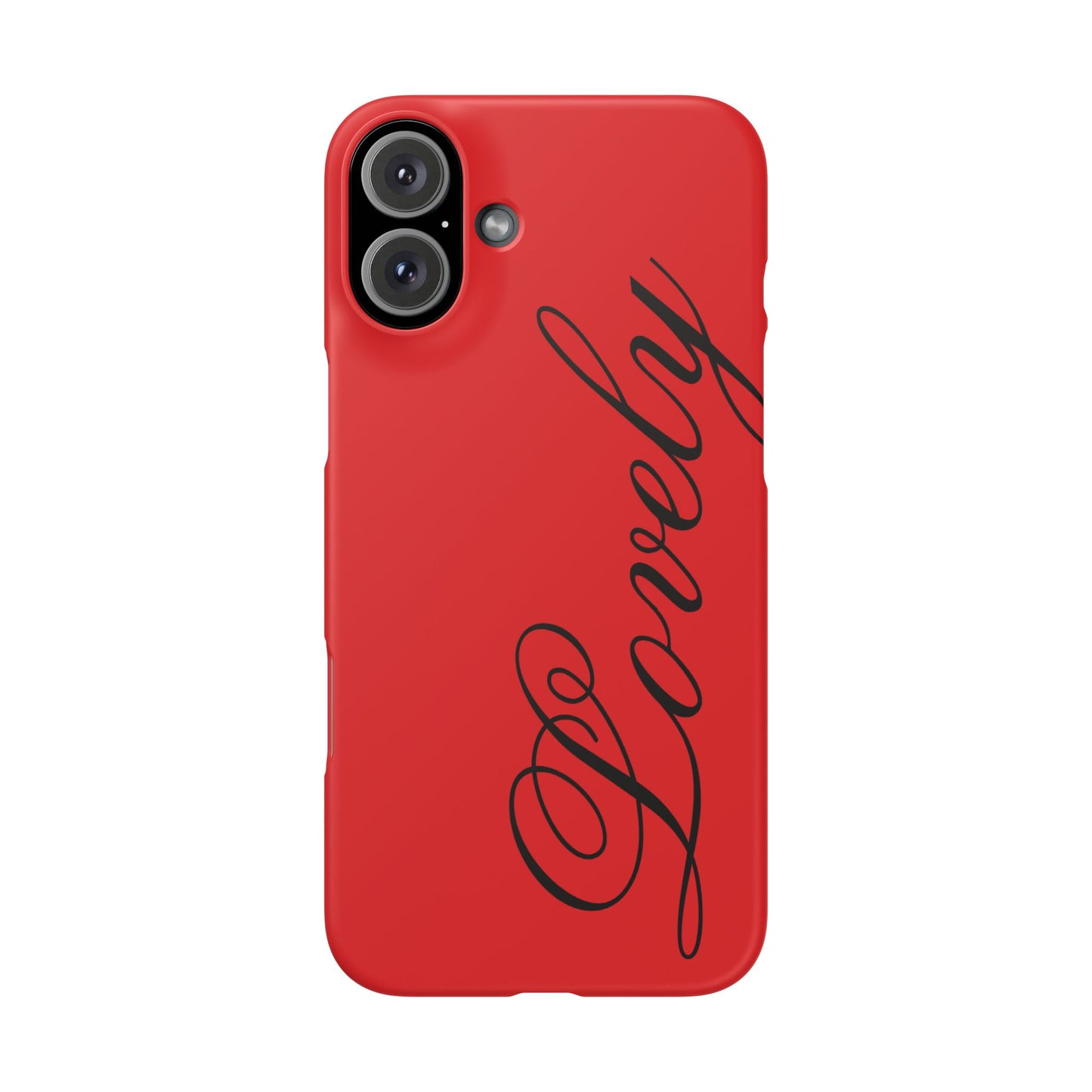 Lovely phone case red