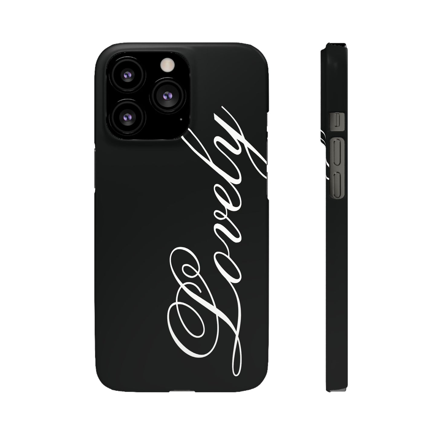 Lovely phone case black