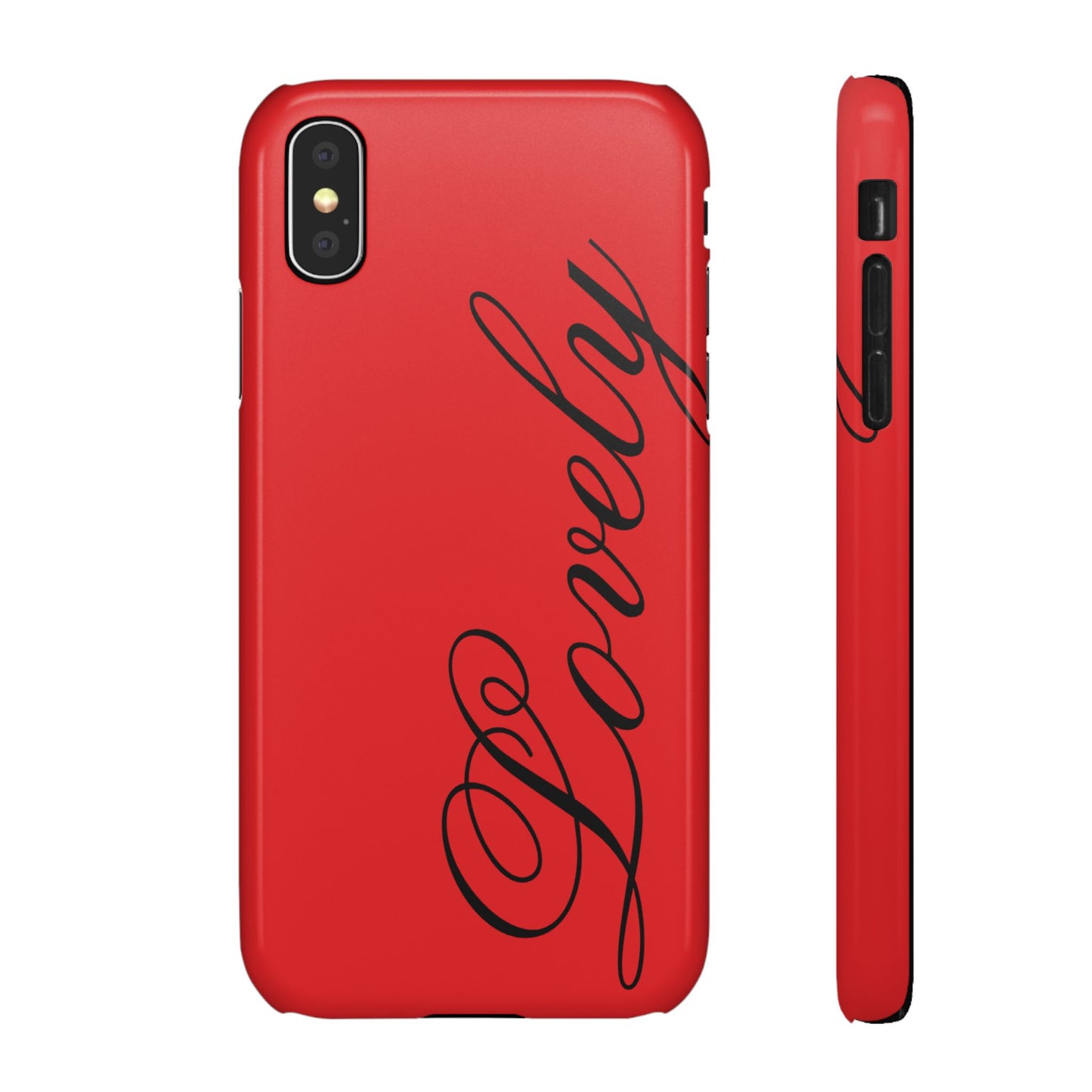 Lovely phone case red