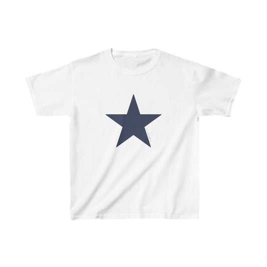 Star baby tee blue