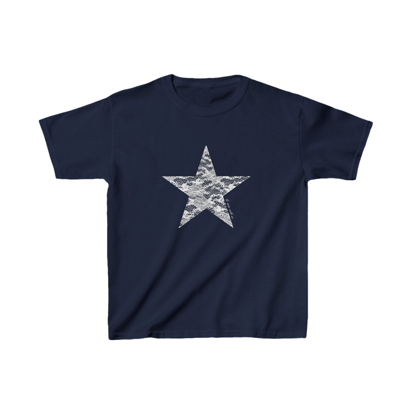 Star baby tee lace