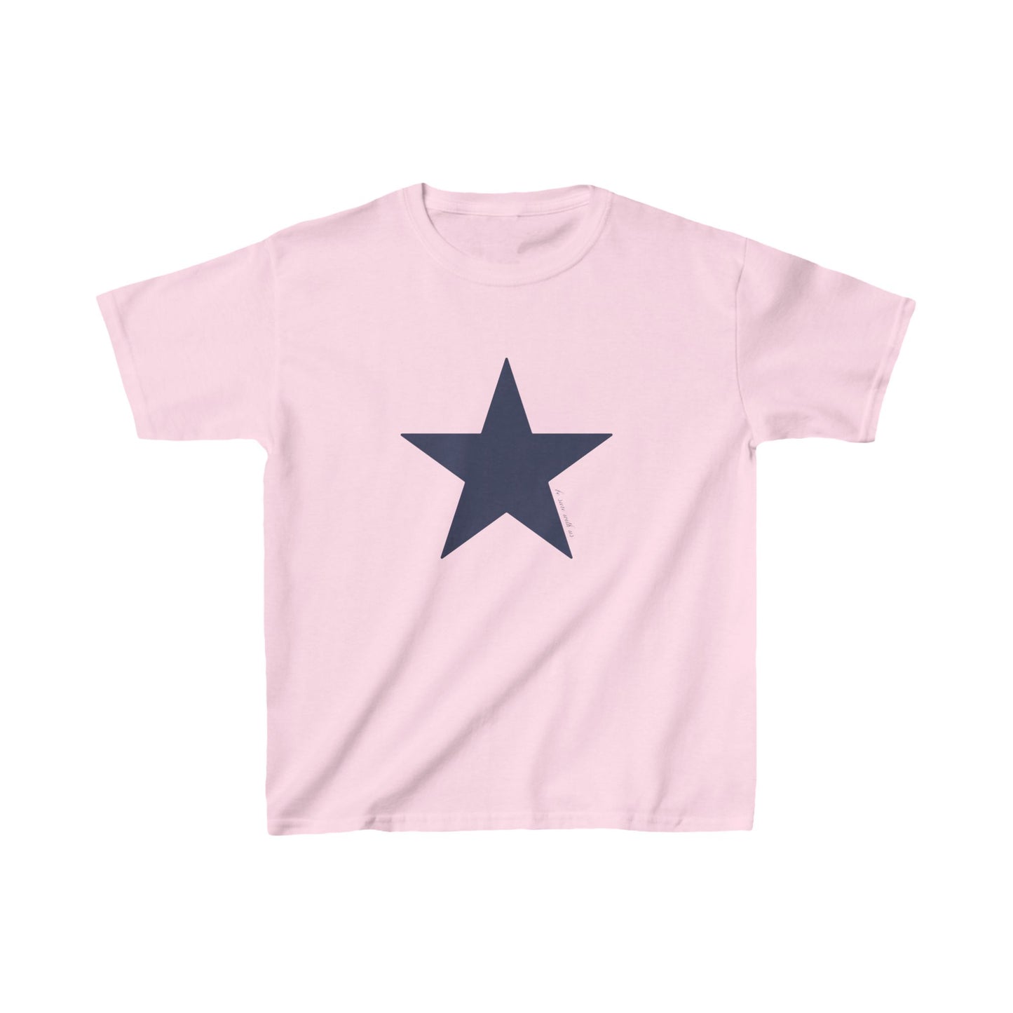 Star baby tee blue