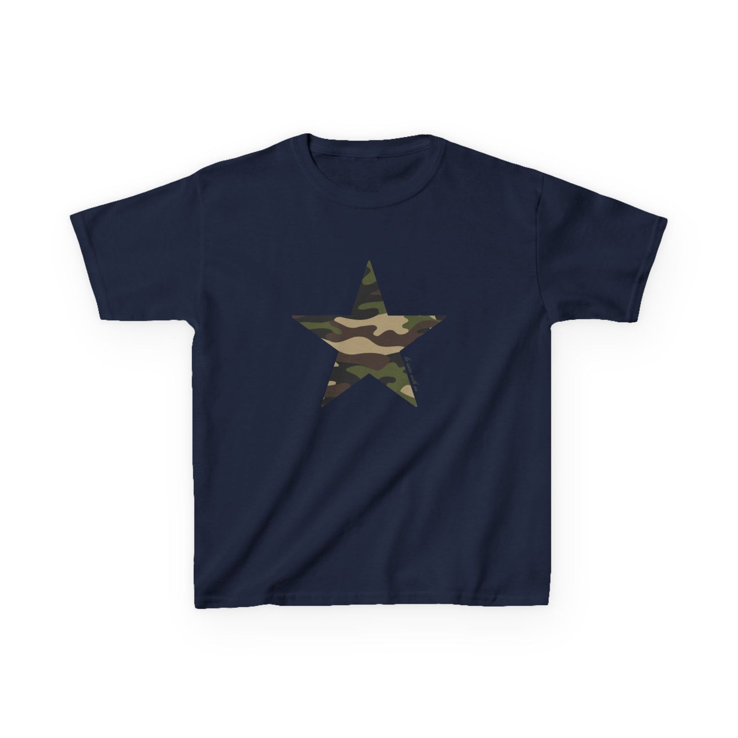 Star baby tee camo