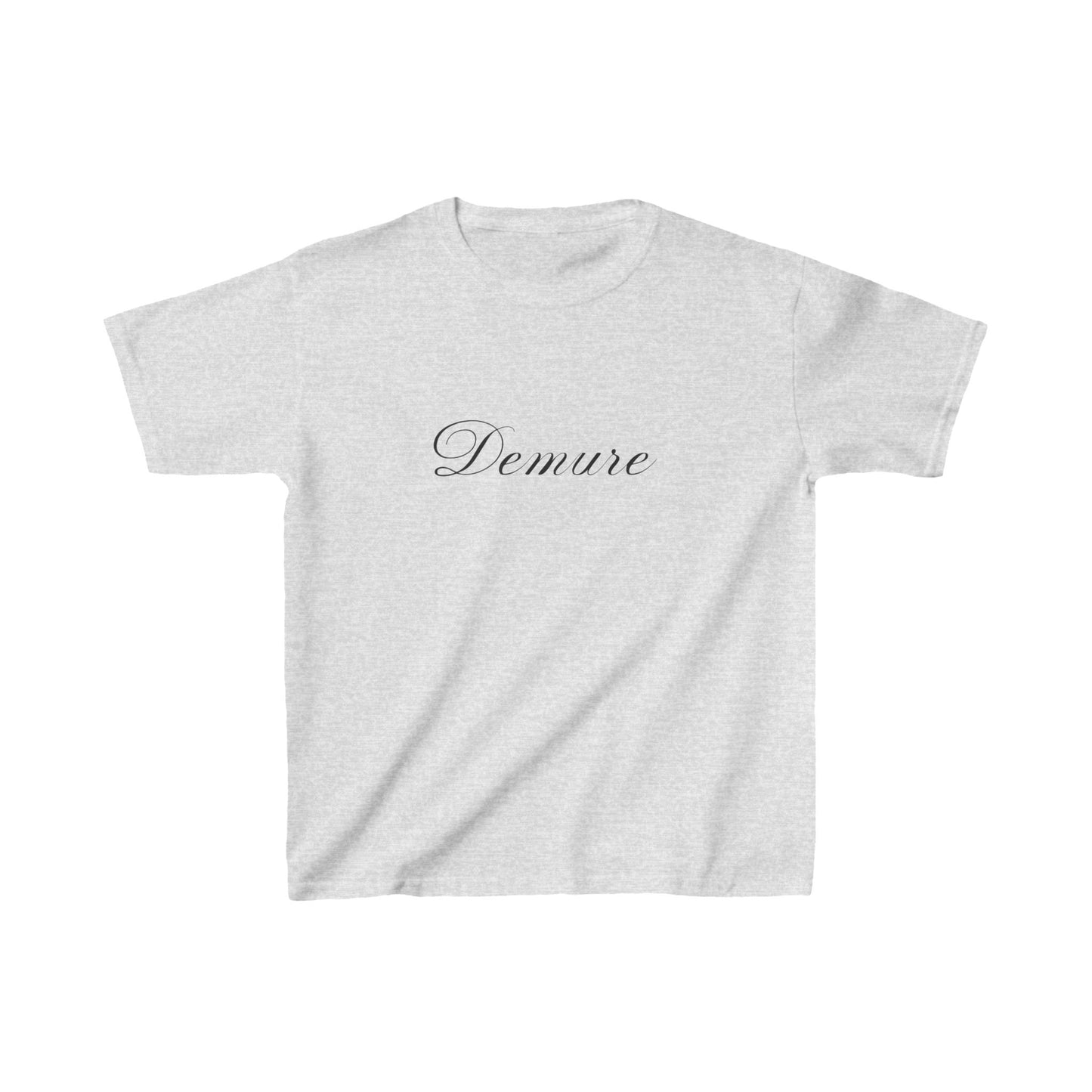 Demure baby tee