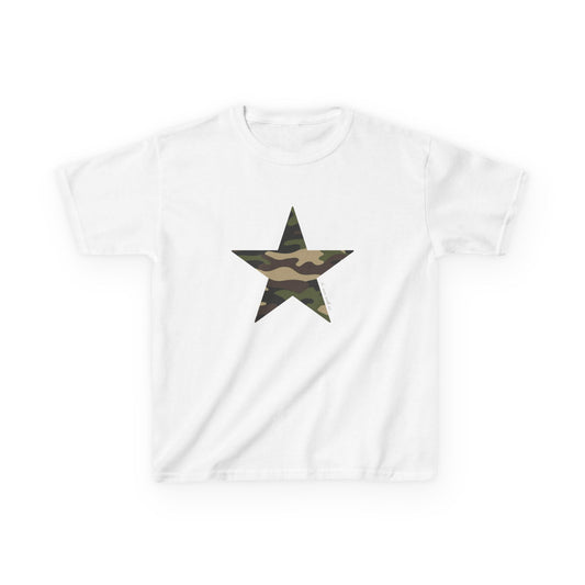 Star baby tee camo