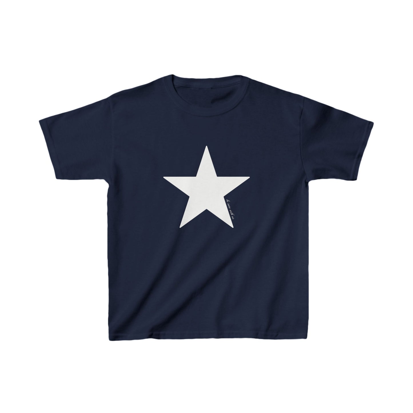 Star baby tee blue