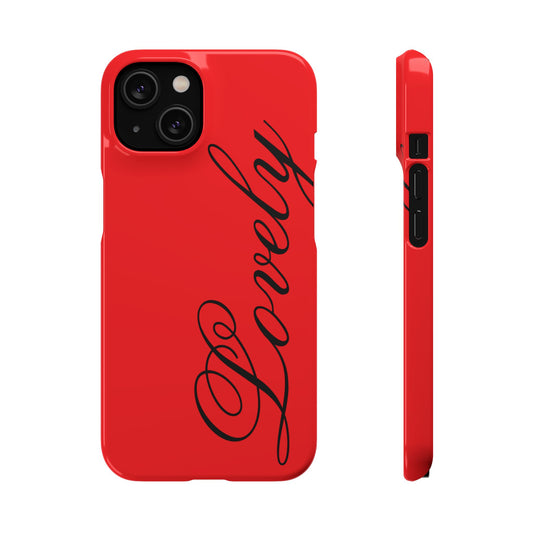 Lovely phone case red