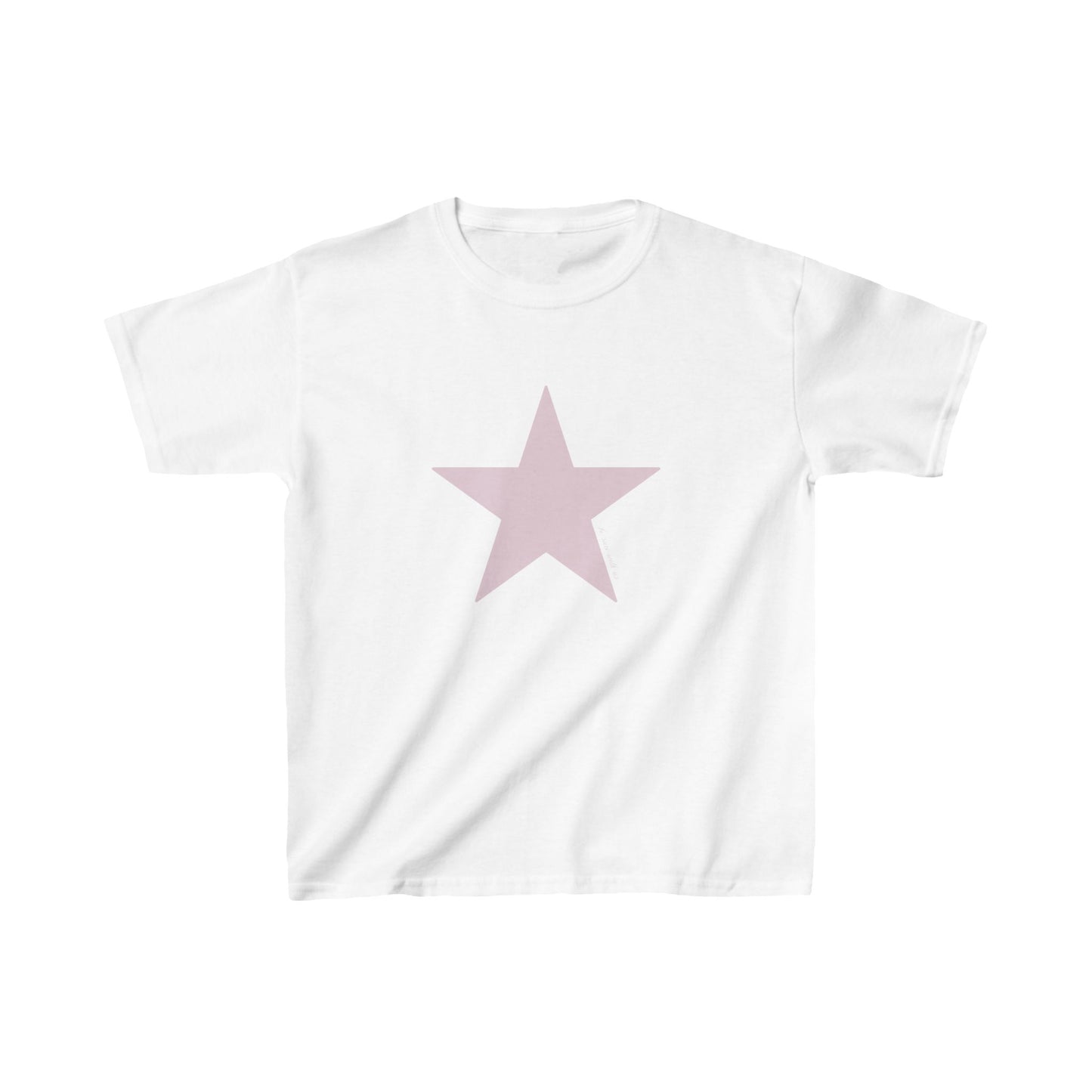 Star baby tee pink