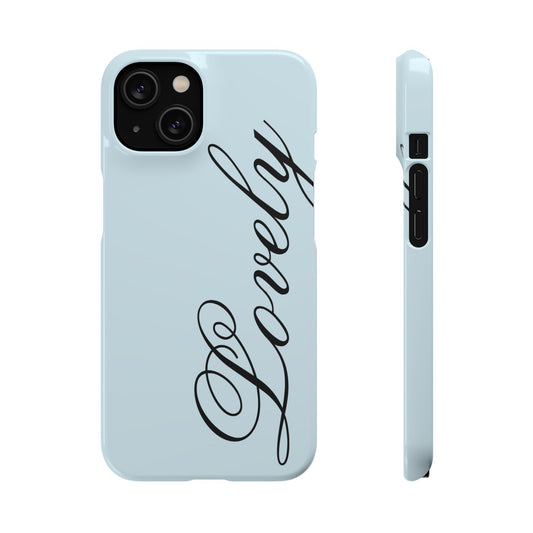 Lovely phone case blue