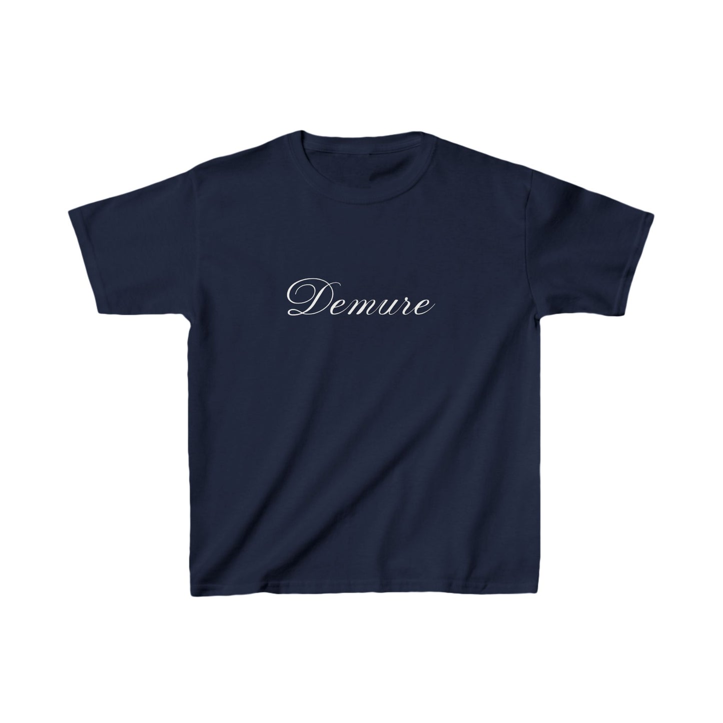 Demure baby tee