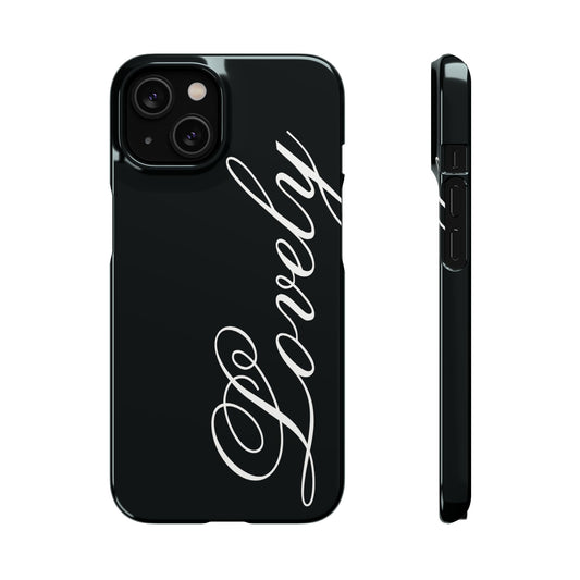 Lovely phone case black