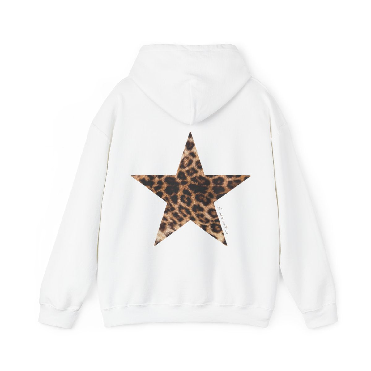 Star hoodie leopard