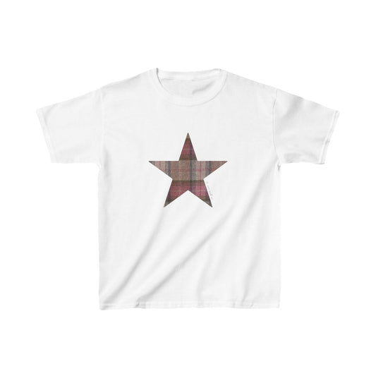 Star baby tee checkered #1