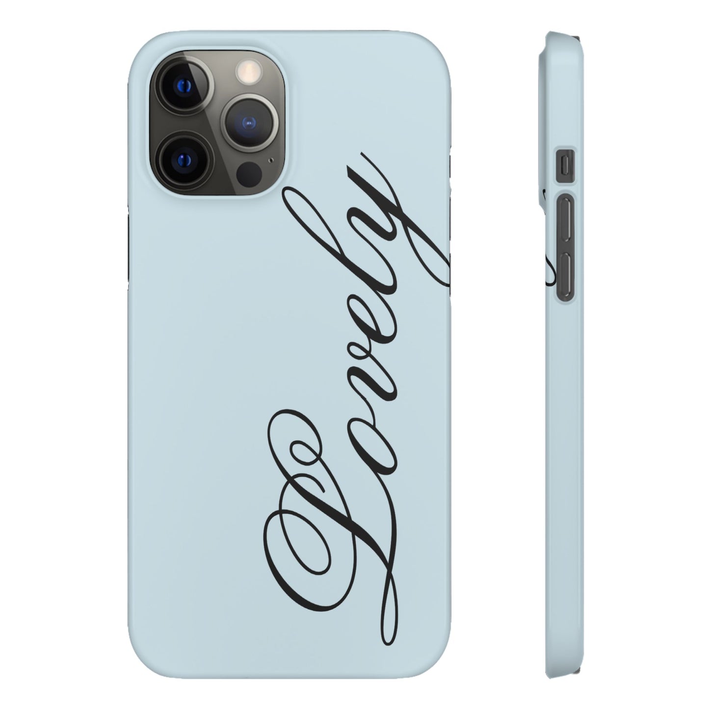 Lovely phone case blue